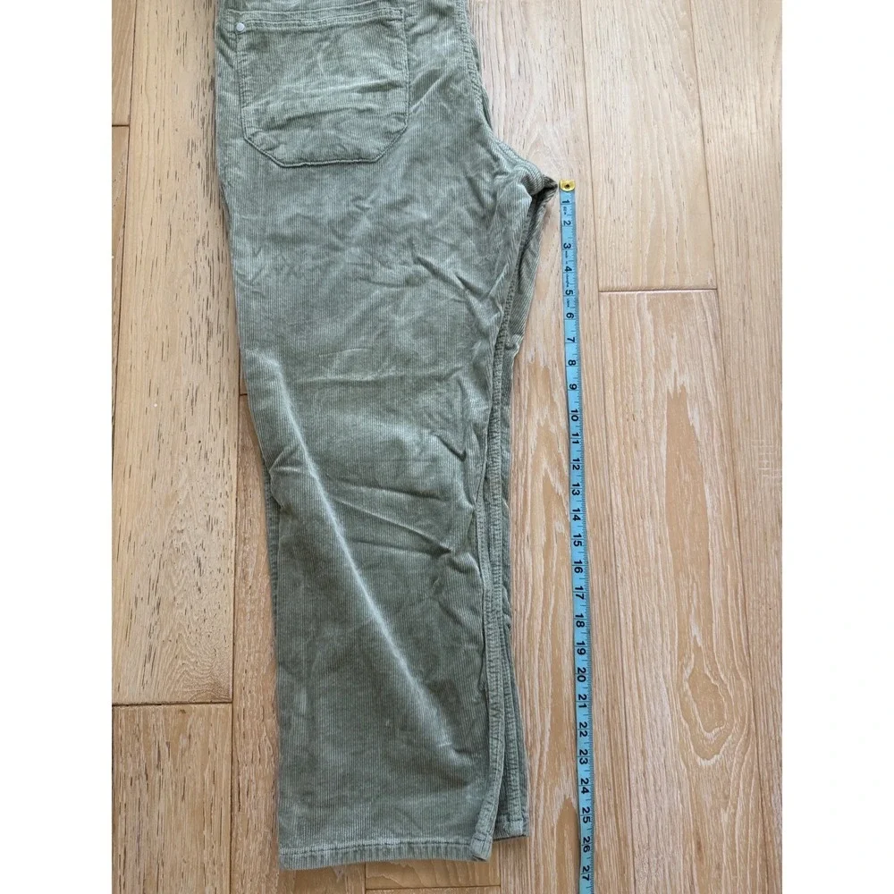 PILCRO Womens Overalls Corduroy Wide Leg Boho Gorpcore Utility XL‎